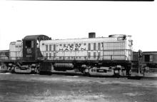 Broadside view of the engineer's side of RS-2 number 0509.