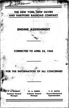 NYNH&H 1949-04-24 Engine Assignment