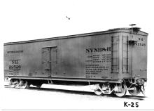 Wood box car 22526